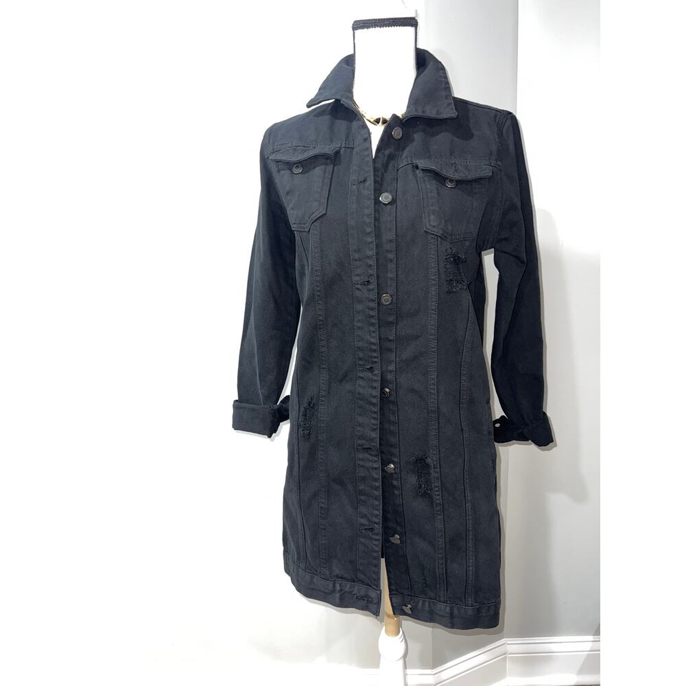 Mayin Denim Women’s Long Black Distressed Jacket Size S – New with Tags
Sale!!!!